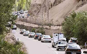 ترافیک در محور فیروزکوه - مازندران روان است

