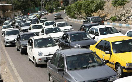 ترافیک سنگین در تمام محورهای مازندران 