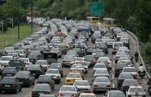 ترافیک نیمه سنگین در آزادراه تهران _ کرج