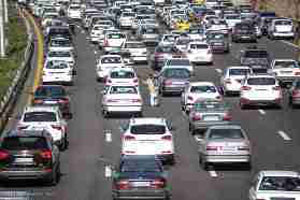  ترافیک نیمه سنگین در باند جنوبی آزادراه تهران ـ کرج