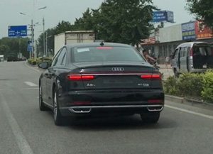 آئودی A8 مدل 2018 در چین دیده شد