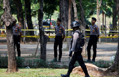 انفجار در نزدیکی کاخ ریاست‌جمهوری اندونزی