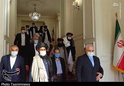 هیات طالبان به دیدار ظریف رفتند