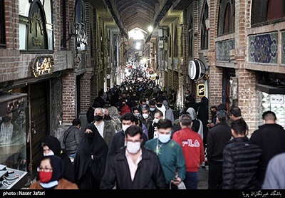 بازار تهران در روز‌های هشدار کرونا