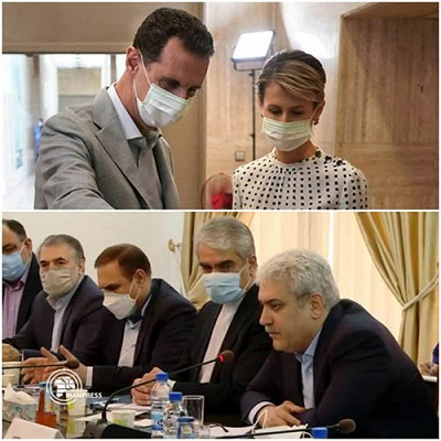 بشار اسد در دیدار با یک ایرانی کرونا گرفت