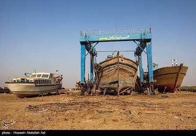 بزرگ‌ترین لنج‌سازی خوزستان در آستانه تعطیلی