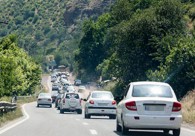 ترافیک پرحجم در جاده‌های مازندران