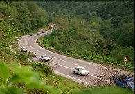 ترافیک عادی و روان در جاده‌های مازندران