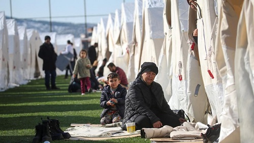 ۲.۵ میلیون زلزله زده ترکیه در سرپناه موقت ساکن هستند